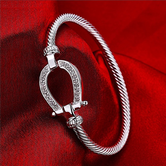Stampd Jewelry - Stampd Silver Bracelet with Crystal Accents